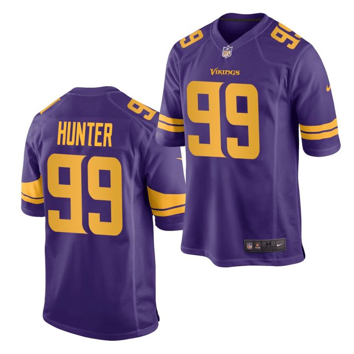 Men Minnesota Vikings #99 Danielle Hunter Nike Purple Game Alternate NFL Jersey